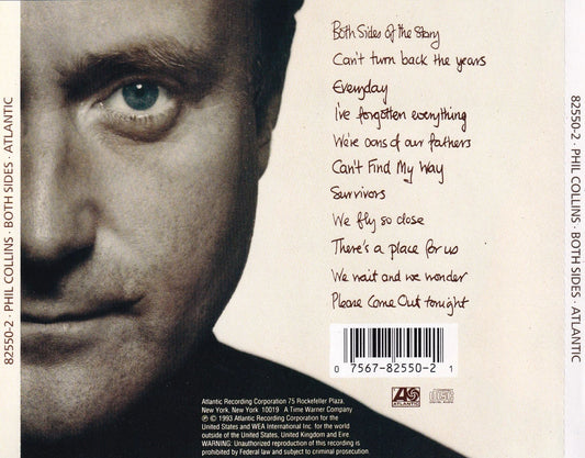 Phil Collins - Both Sides - CD by TheCDExchange.com