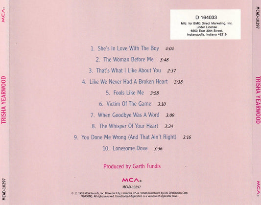 Trisha Yearwood - Trisha Yearwood - CD