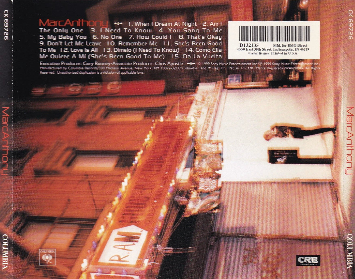 Marc Anthony - Marc Anthony - CD