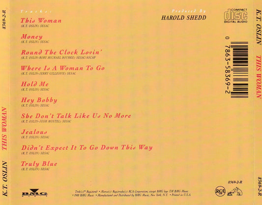 K. T. Oslin - This Woman - CD by TheCDExchange.com
