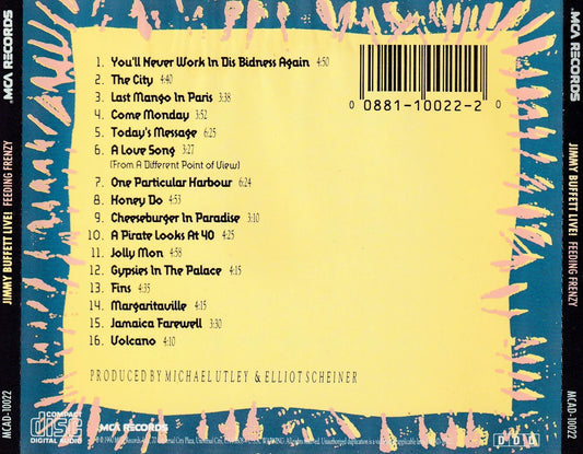 Jimmy Buffett - Live! Feeding Frenzy - CD by TheCDExchange.com