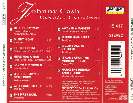 Johnny Cash - Country Christmas - CD by TheCDExchange.com