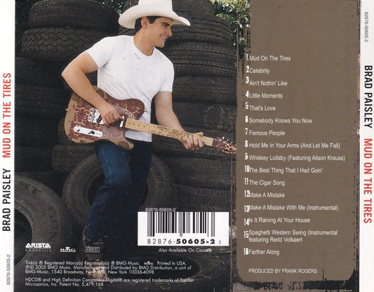 Brad Paisley - Mud on the Tires - CD by TheCDExchange.com