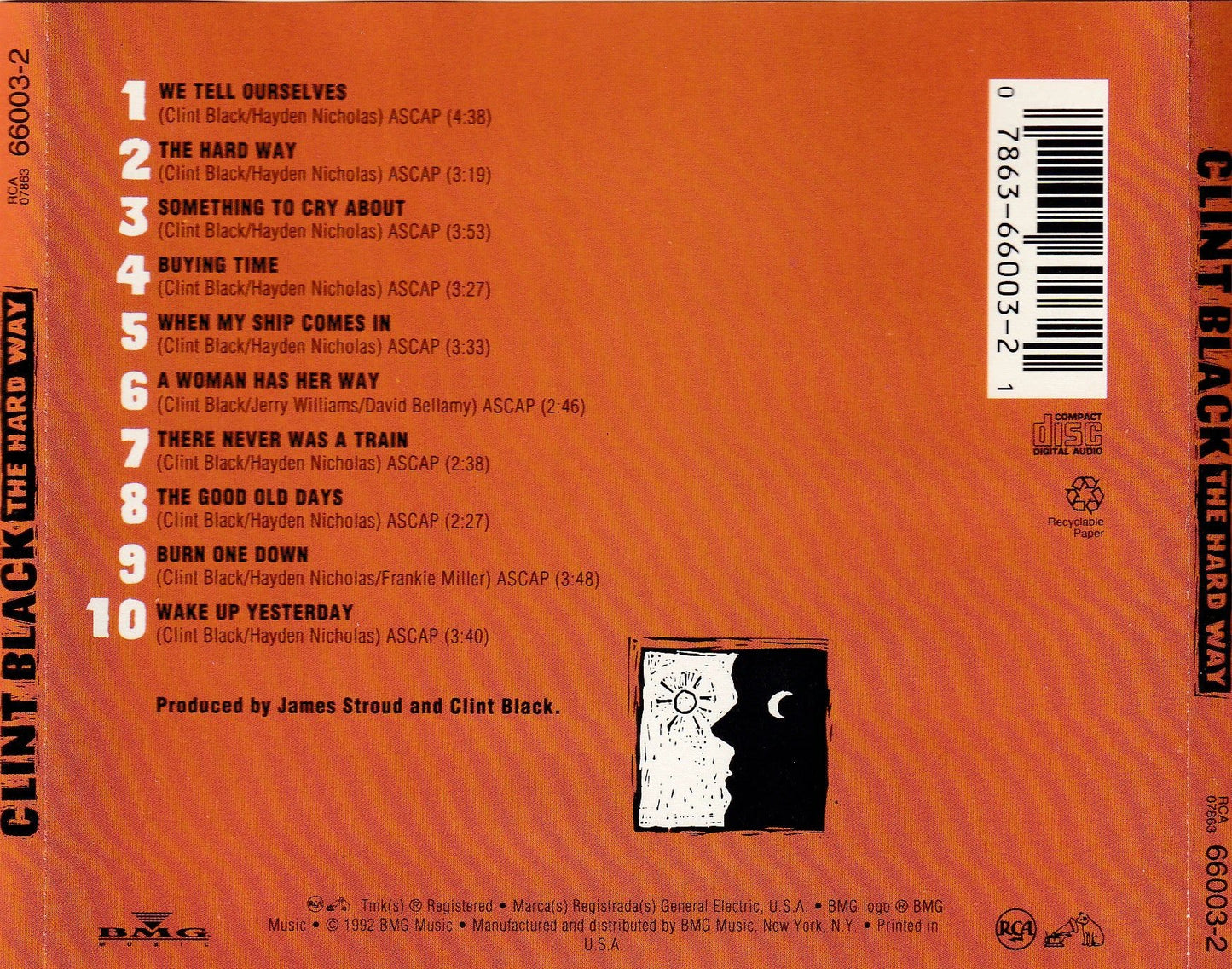 Clint Black - The Hard Way - CD