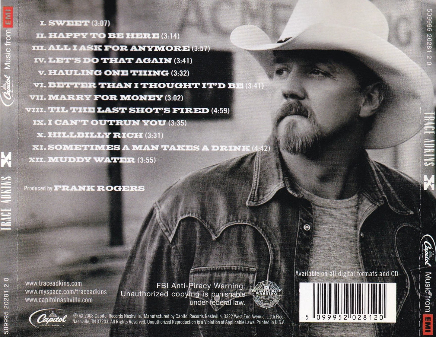 Trace Adkins - X (TEN) - CD by TheCDExchange.com