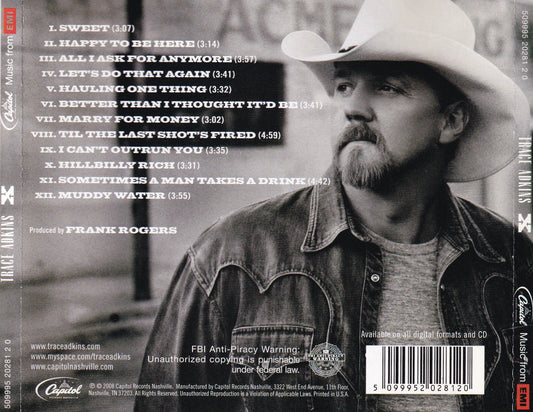 Trace Adkins - X (TEN) - CD by TheCDExchange.com