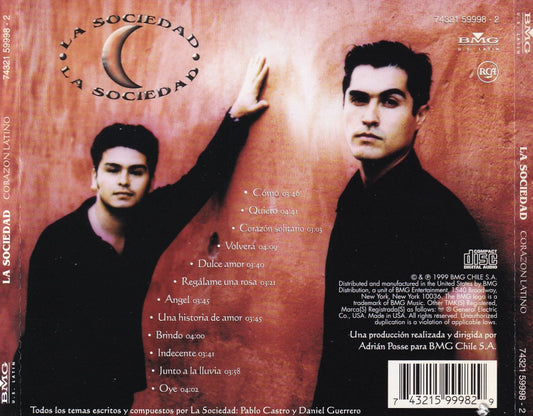 La Sociedad - Corazon Latino - CD by TheCDExchange.com