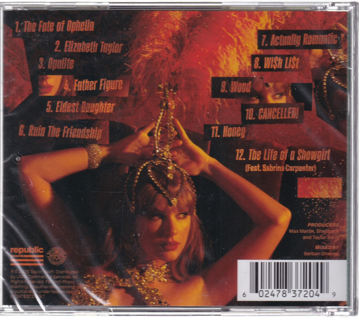 Taylor Swift - The Life of a Showgirl - CD
