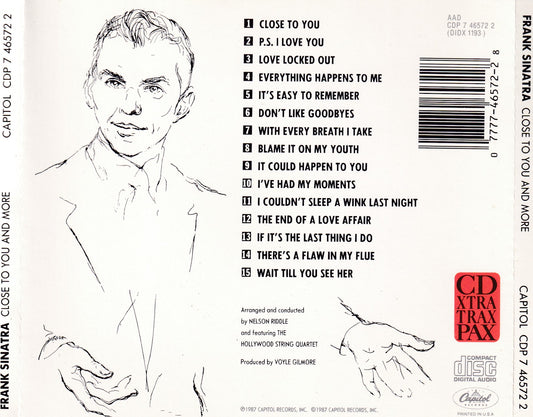 Frank Sinatra - Close to You and More - CD