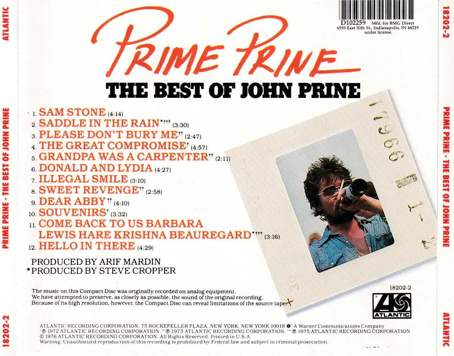 John Prine - Prime Prine The Best Of - CD