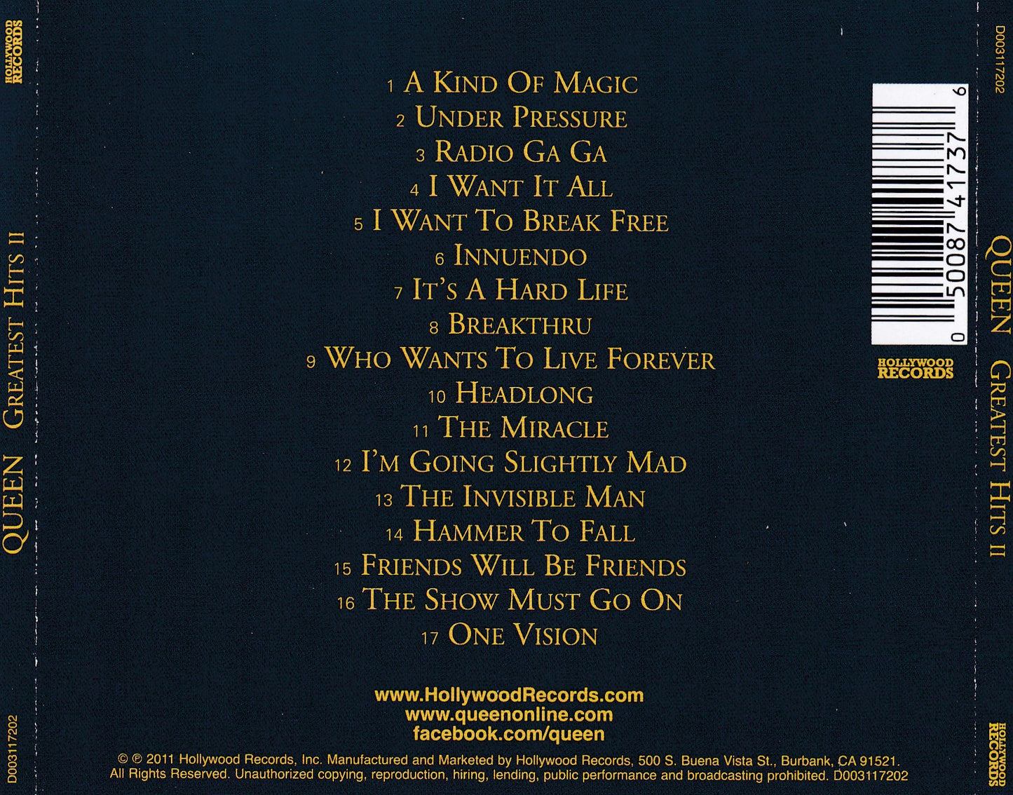Queen - Greatest Hits II - CD