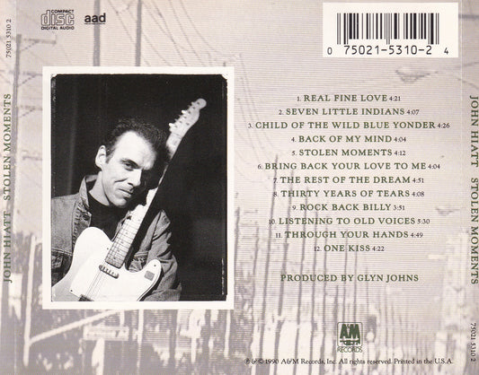 John Hiatt - Stolen Moments - CD