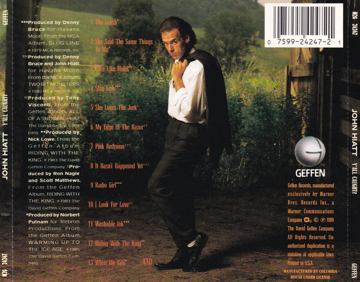 John Hiatt - Y'all caught? - CD