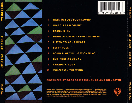 Little Feat - Let It Roll - CD