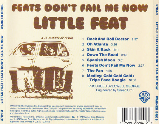 Little Feat - Feats Don't Fail Me Now - CD