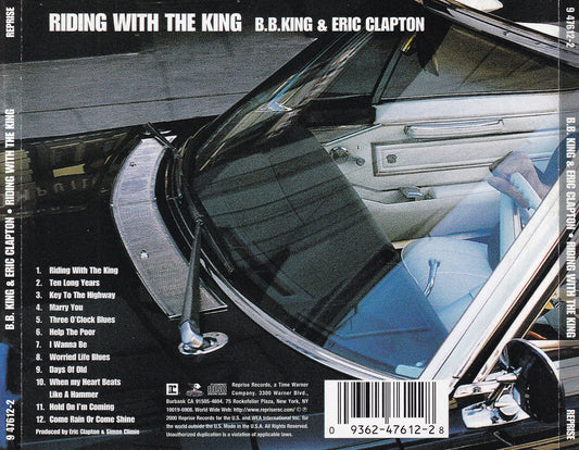B.B. King & Eric Clapton - Riding With The King - CD