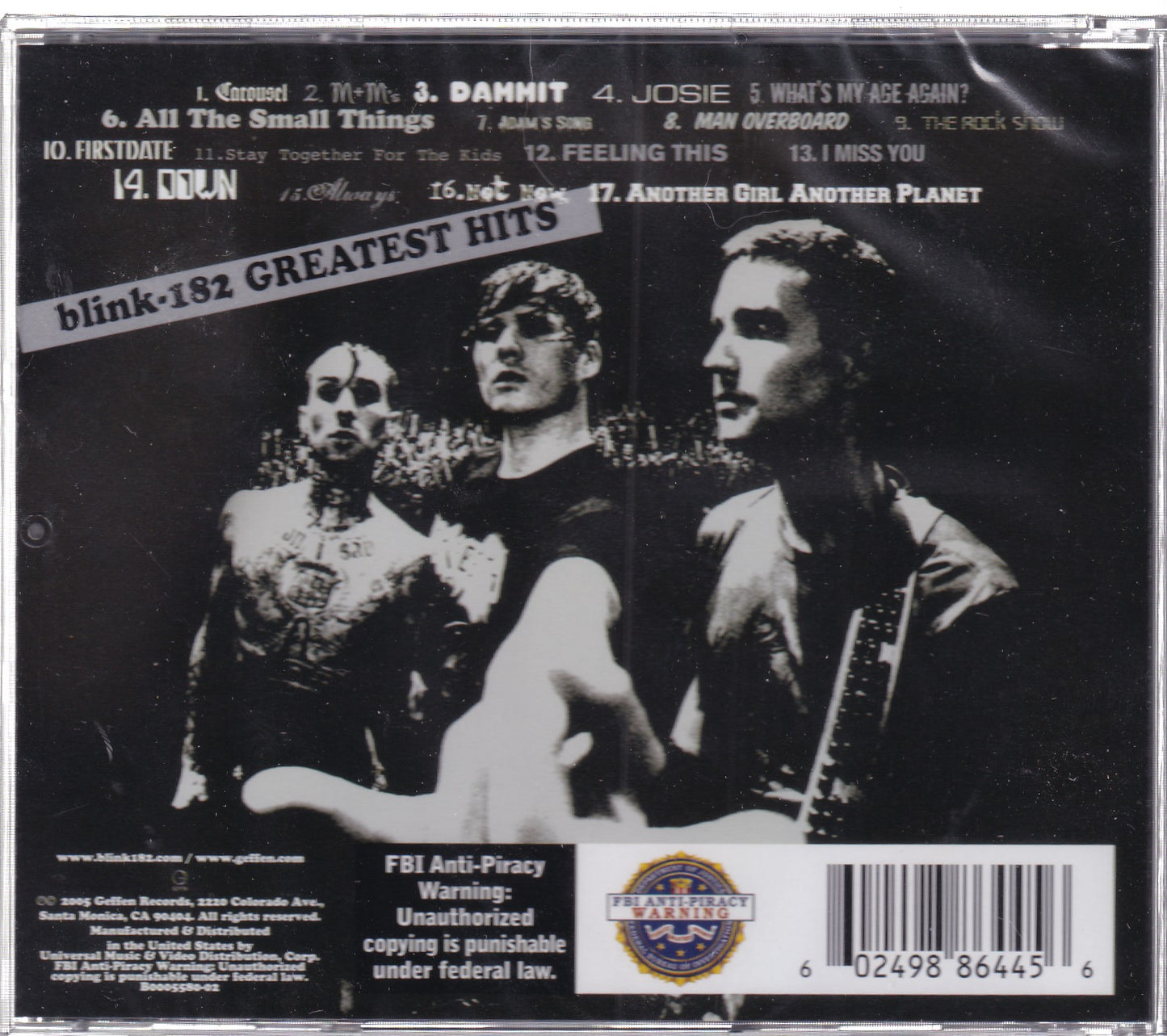 Blink 182 - Greatest Hits - CD