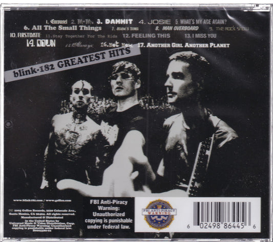 Blink 182 - Greatest Hits - CD