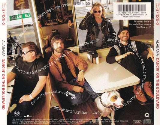 Alabama - Dancin' On The Boulevard - CD