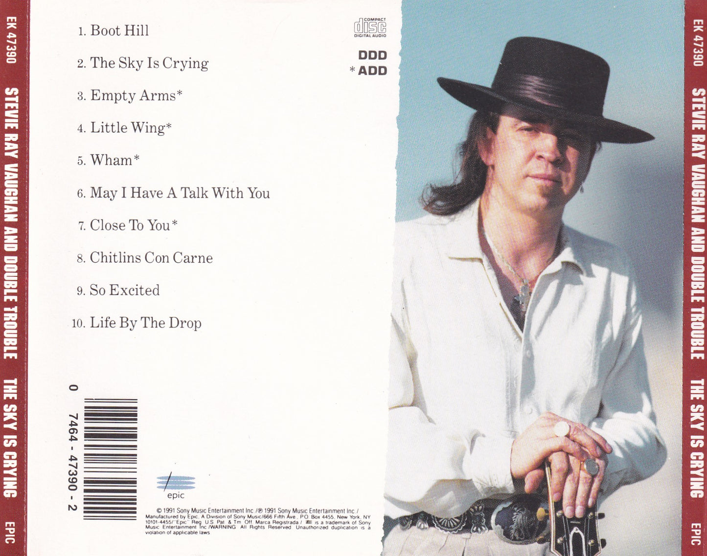 Stevie Ray Vaughan & Double Trouble - The Sky Is Crying - CD
