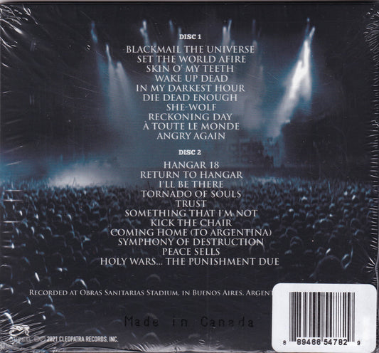 Megadeth - A Night in Buenos Aires - CD