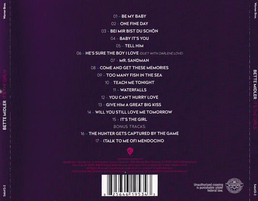 Bette Midler - It's the Girls! - CD