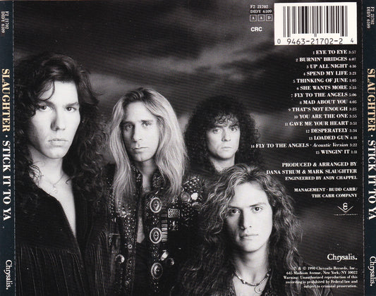 Slaughter - Stick It To Ya - CD