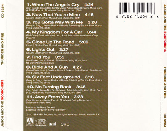Jason & The Scorchers - Thunder and Fire - CD