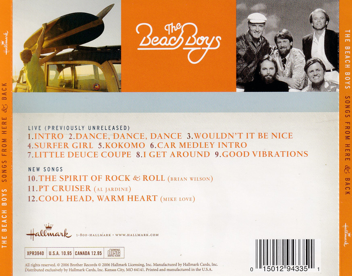 Beach Boys - Songs From Here and Back - CD
