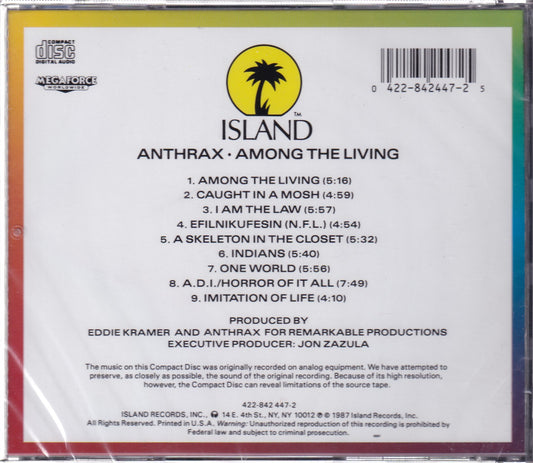 Anthrax - Among the Living - CD