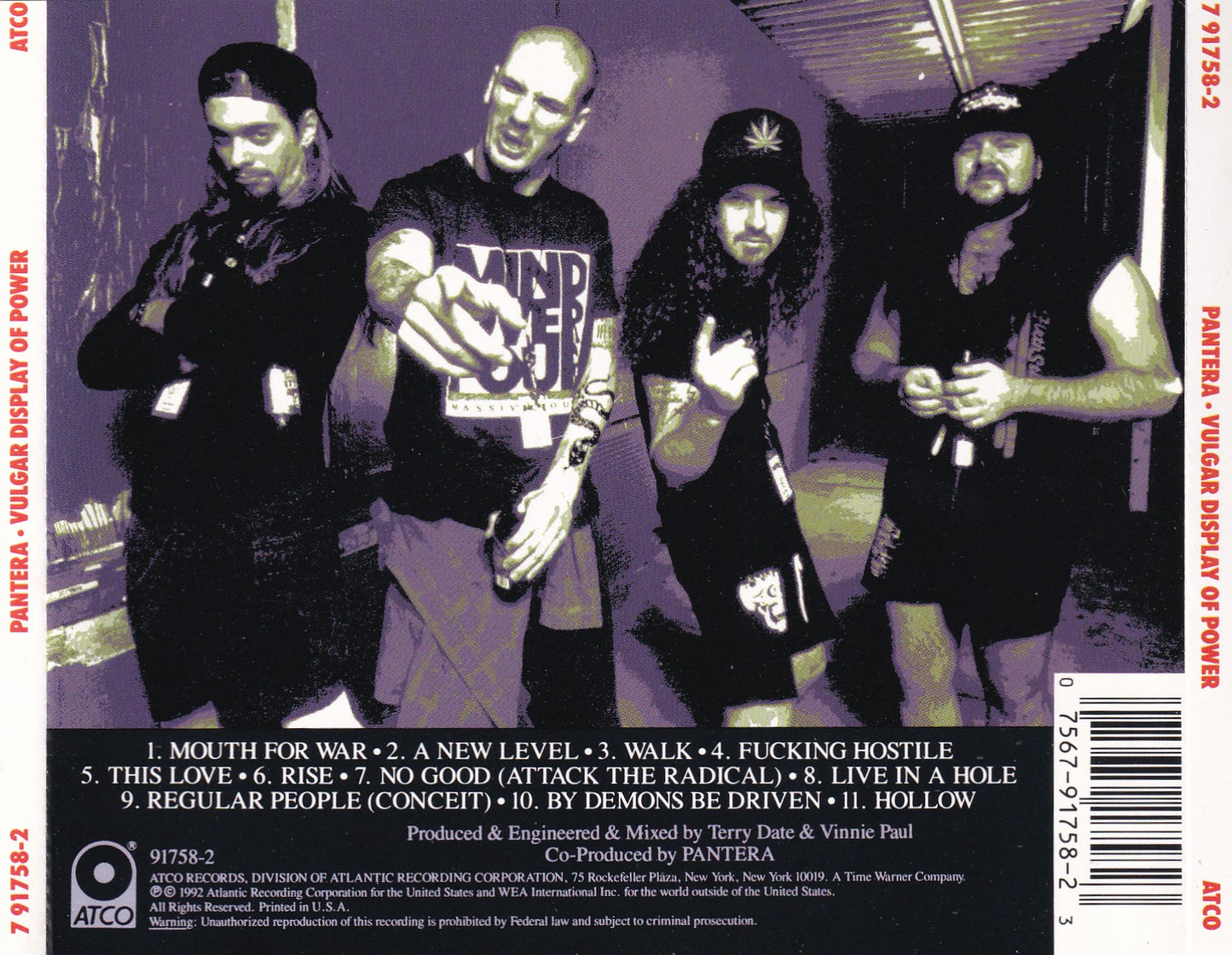 Pantera - Vulgar Display of Power - CD