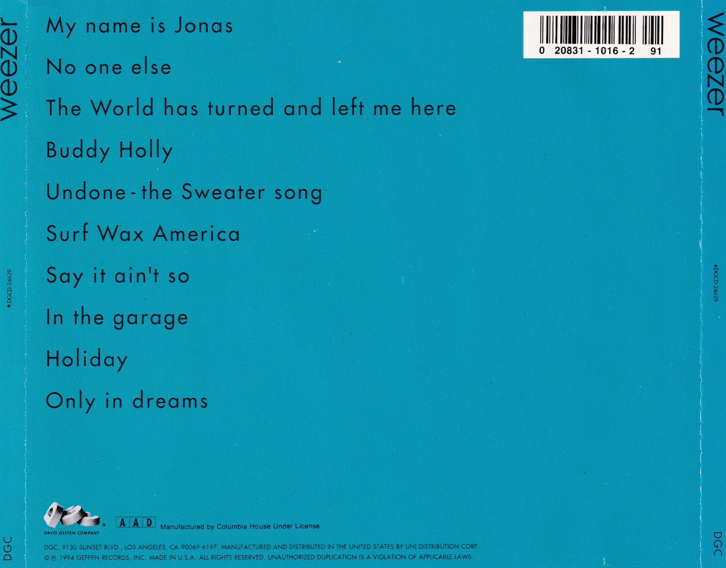 Weezer - Blue Album - CD