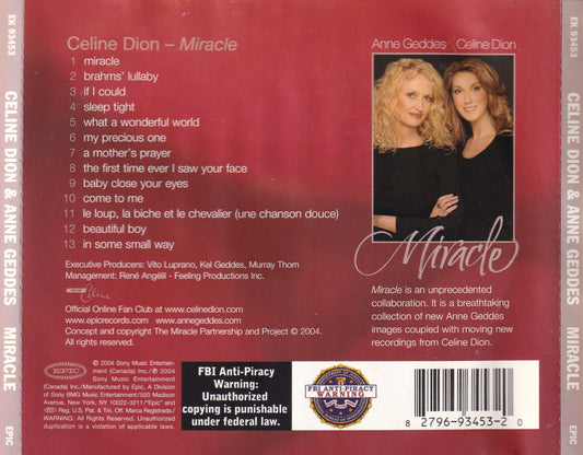 Celine Dion - Miracle - CD