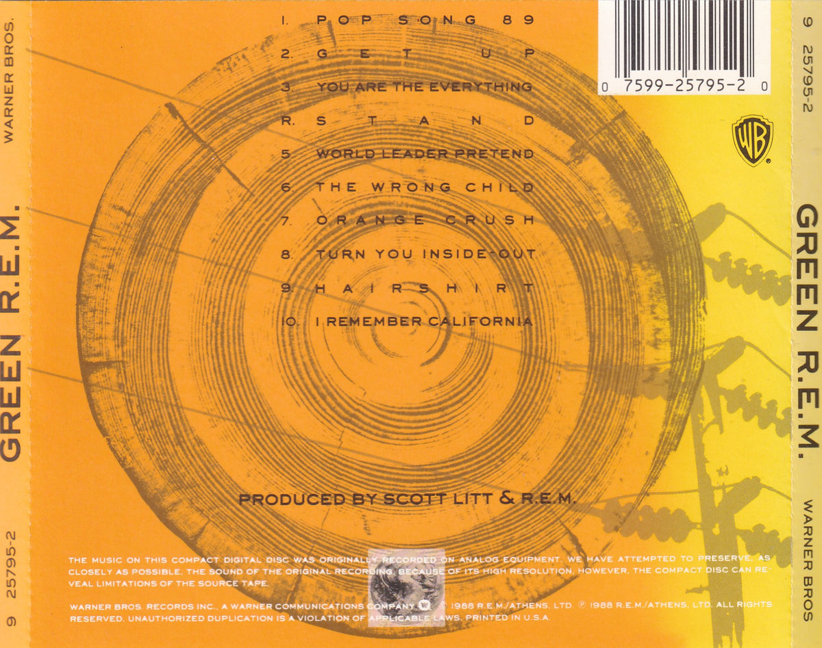 R.E.M. - Green - CD