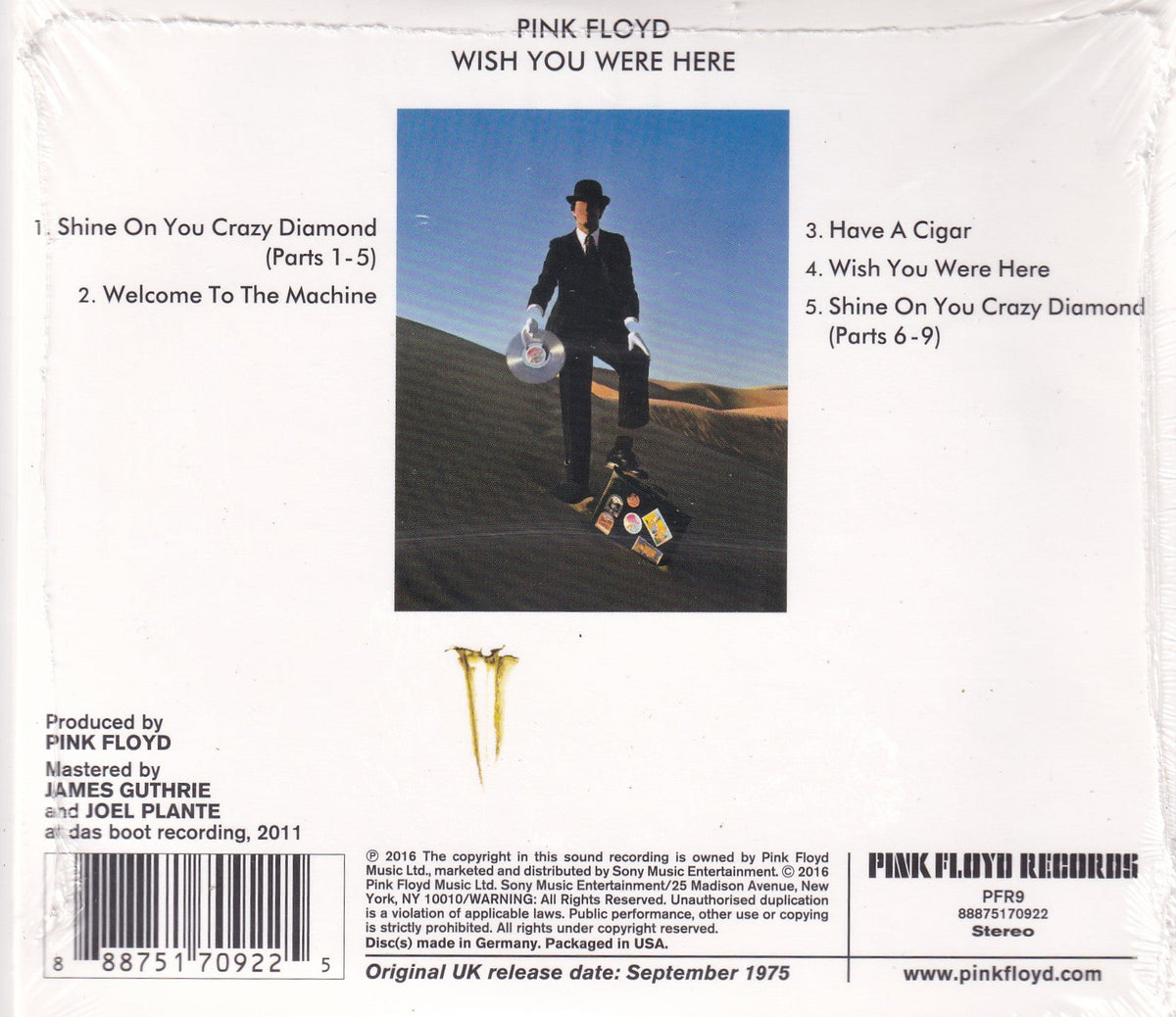 Pink Floyd - Wish You Were Here - CD