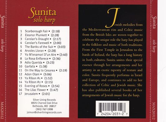 Sunita - Solo Harp - CD