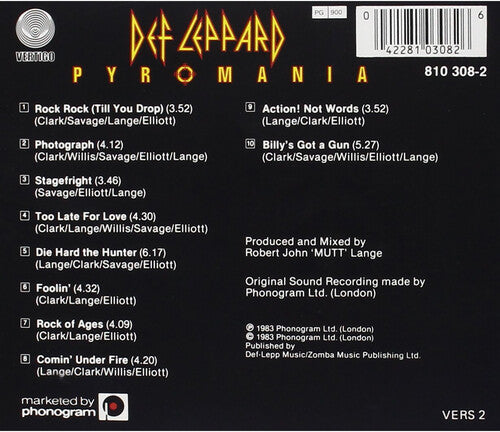 Def Leppard - Pyromania - CD