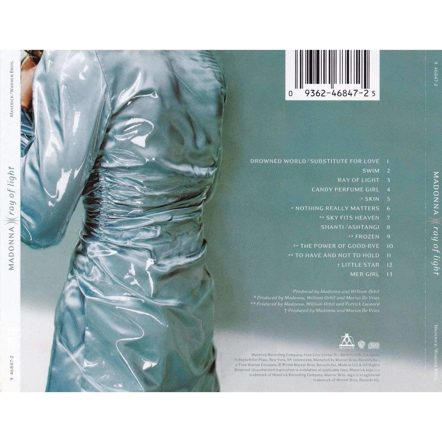 Madonna - Ray Of Light - CD