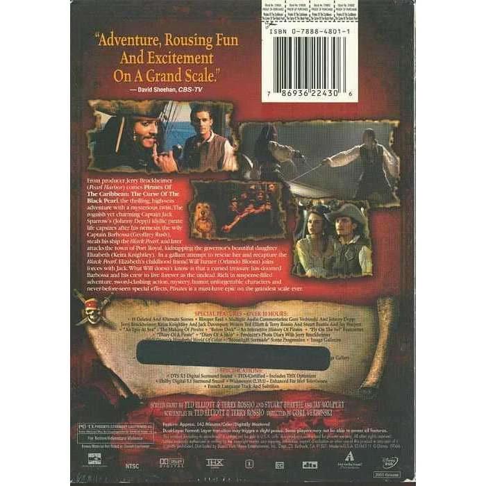DVD - Pirates Of The Caribbean: Curse Of The Black Pearl