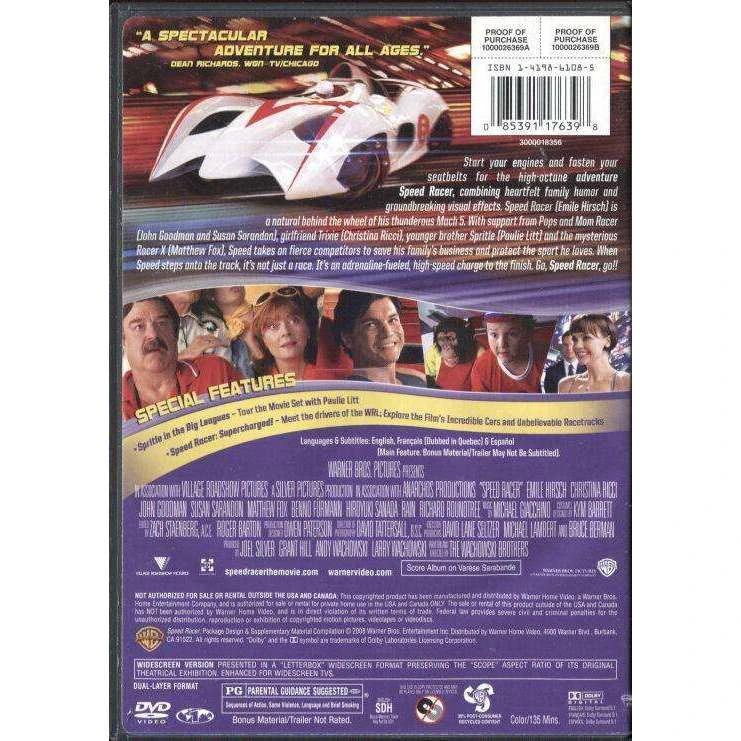DVD - Speed Racer (Widescreen) - The CD Exchange