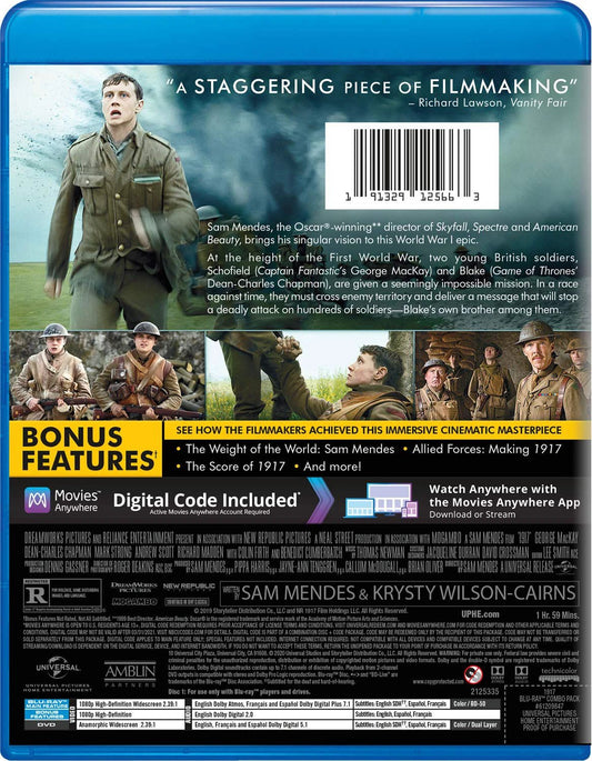 1917 Blu-ray + DVD + Digital