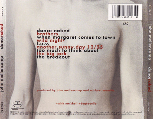 John Mellencamp - Dance Naked - Used CD