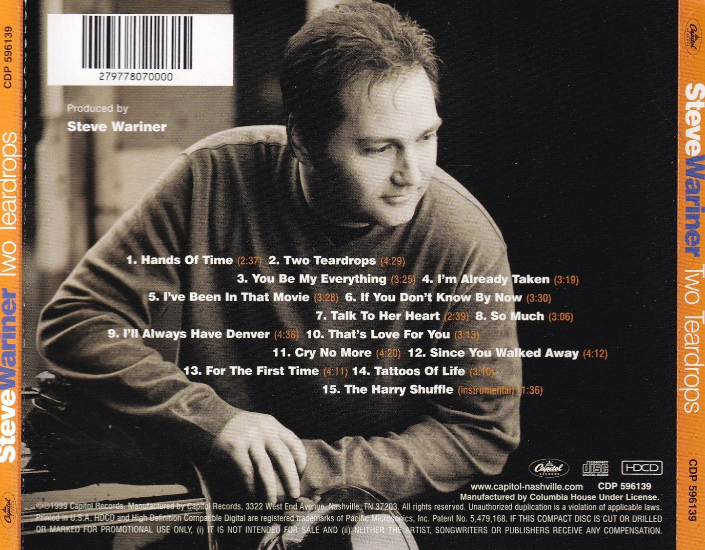 Steve Wariner - Two Teardrops - CD