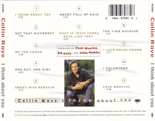 Collin Raye - I Think About You - CD