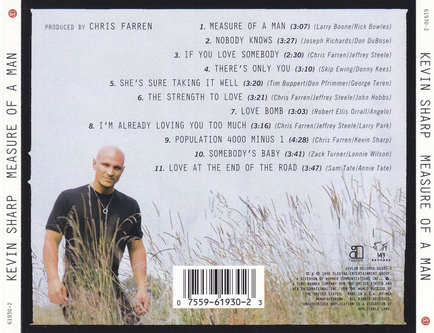 Kevin Sharp - Measure of a Man - CD
