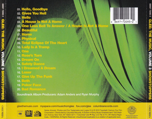 Soundtrack - Glee: The Music, Volume 3 Showstoppers - CD