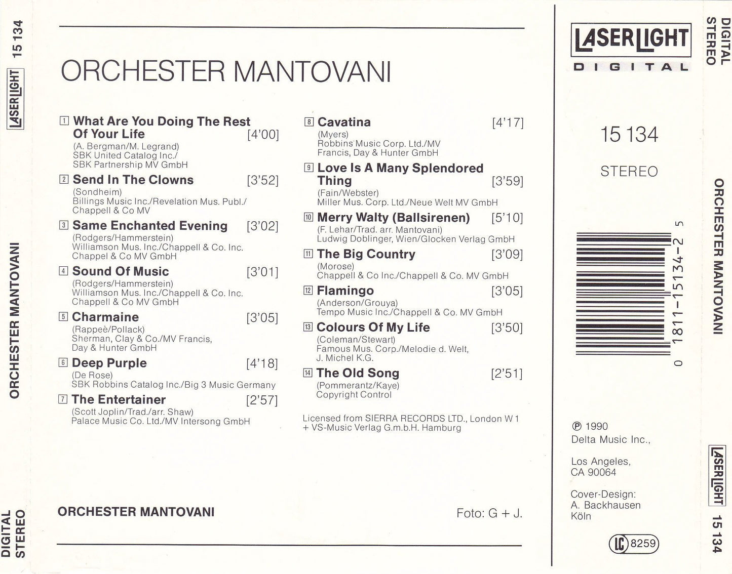 Mantovani Orchestra - Golden Instrumental Hits - CD