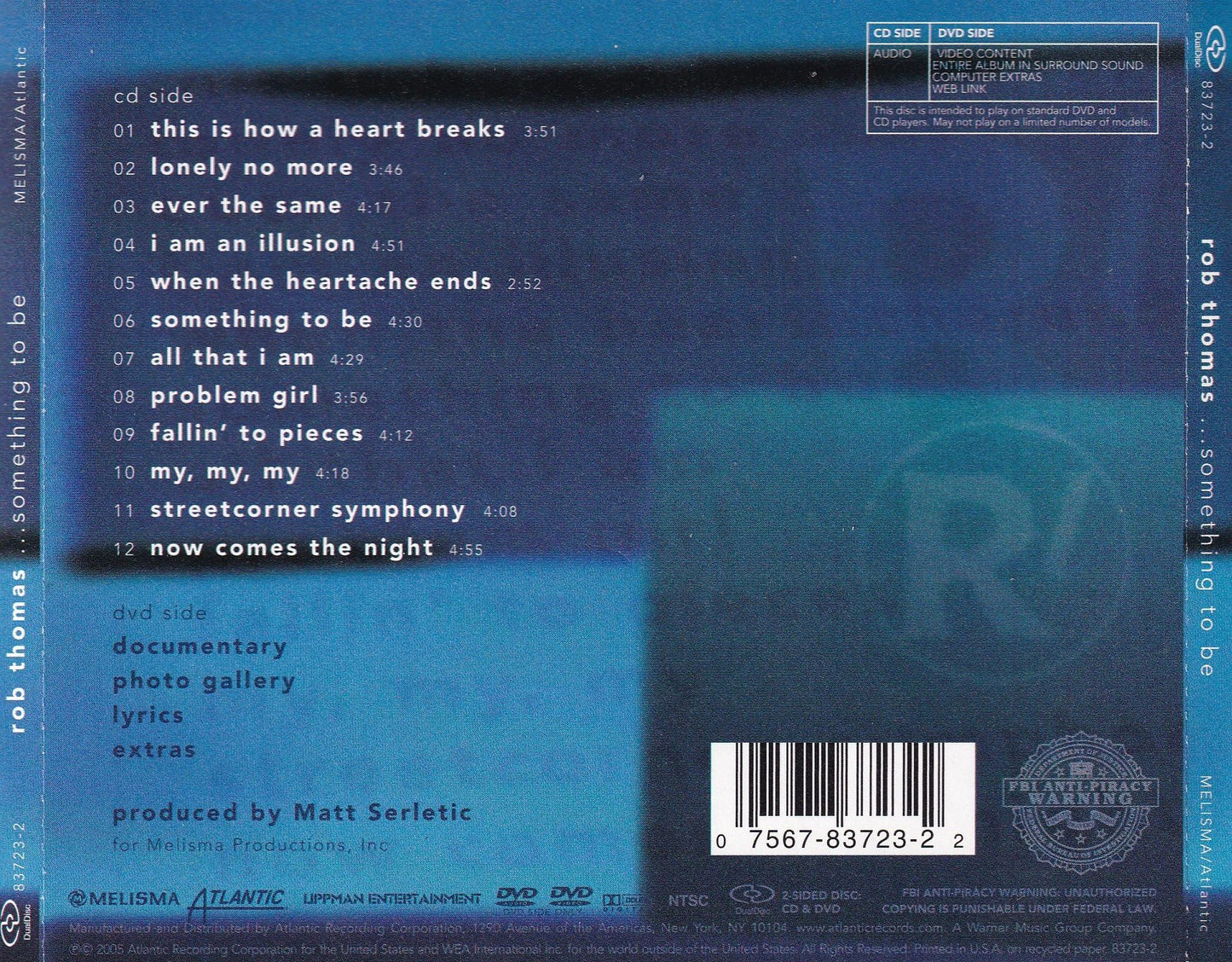 Rob Thomas - Something to Be - CD