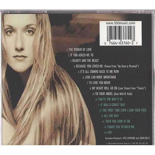 Celine Dion - All The WayA Decade Of Song - Used CD