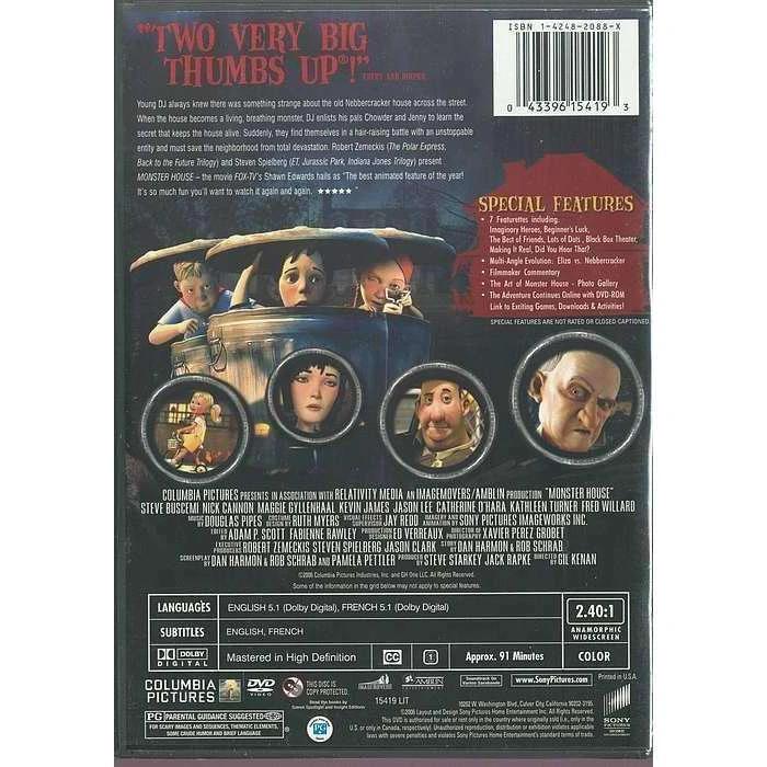 DVD - Monster House (Widescreen) - Used